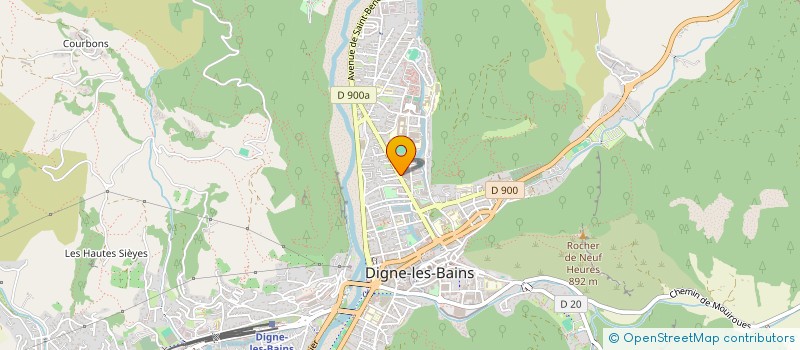 localisation de l'entreprise SYNDICAT FO COMMUNICATION DES ALPES DE HAUTE PROVENCE à DIGNE-LES-BAINS