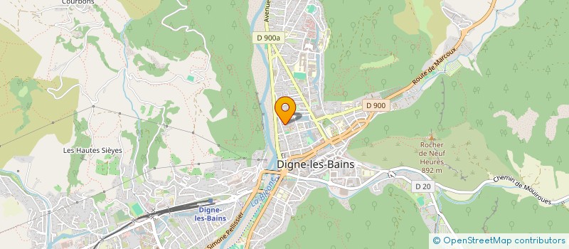 localisation de l'entreprise SYNDICAT FO COMMUNICATION DES ALPES DE HAUTES PROVENCE à DIGNE-LES-BAINS