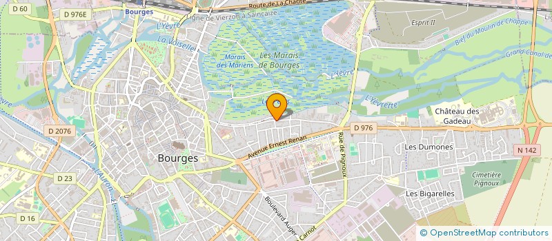 localisation de l'entreprise SYNDICAT FO COMMUNICATION DU CHER  BOURGES