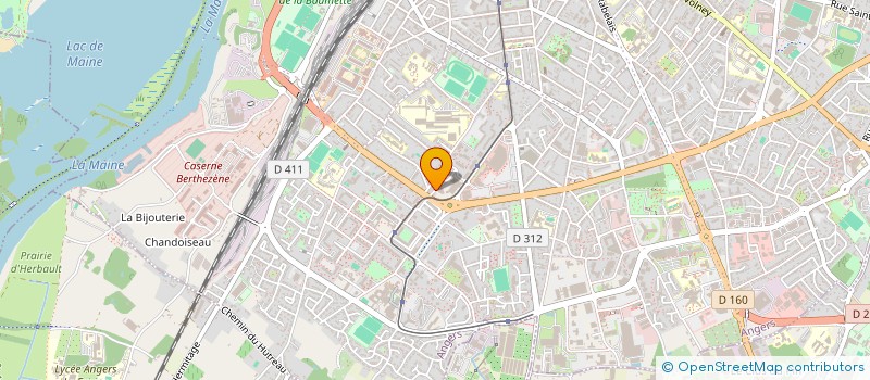 localisation de l'entreprise SYNDICAT FO COMMUNICATION DU MAINE ET LOIRE à ANGERS