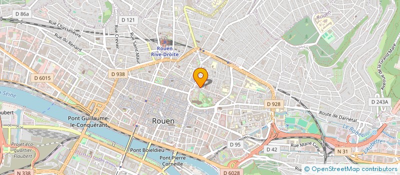 localisation de l'entreprise SYNDICAT FO DES EMPLOYES TERRITORIAUX DE LA VILLE DE ROUEN  ROUEN