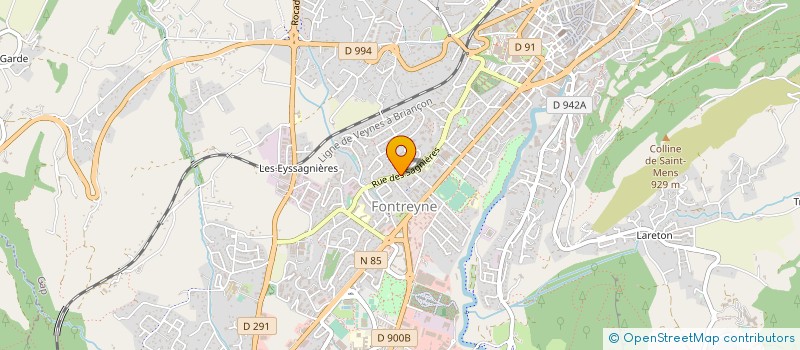 localisation de l'entreprise SYNDICAT FONTREYNE MERIDIEN  GAP