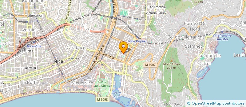 localisation de l'entreprise SYNDICAT FORCE LOTISSEMENT GIRIBALDI à NICE