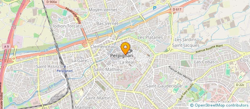 localisation de l'entreprise SYNDICAT FORCE OUVRIERE CHEMINOTS DES PYRENEES ORIENTALES  PERPIGNAN