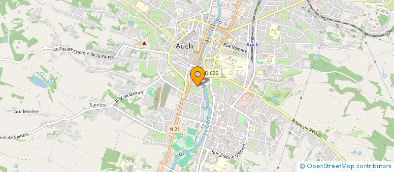 localisation de l'entreprise SYNDICAT FORCE OUVRIERE DES AGENTS TERRITORIAUX DU GRAND AUCH COEUR DE GASCOGNE  AUCH