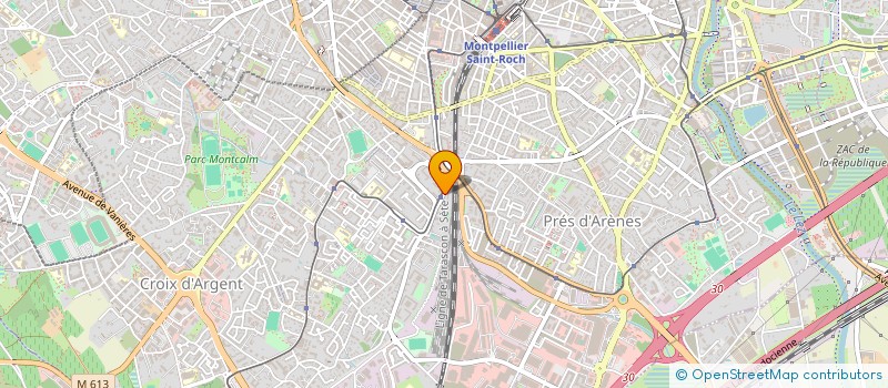 localisation de l'entreprise SYNDICAT FORCE OUVRIERE DES CHEMINOTS DE L'HERAULT à MONTPELLIER