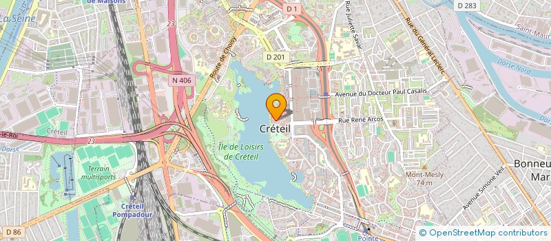 localisation de l'entreprise SYNDICAT FORCE OUVRIERE DU PERSONNEL DE CRETEIL à CRETEIL