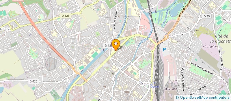 localisation de l'entreprise SYNDICAT FORCE OUVRIERE EGS DOUAI  DOUAI