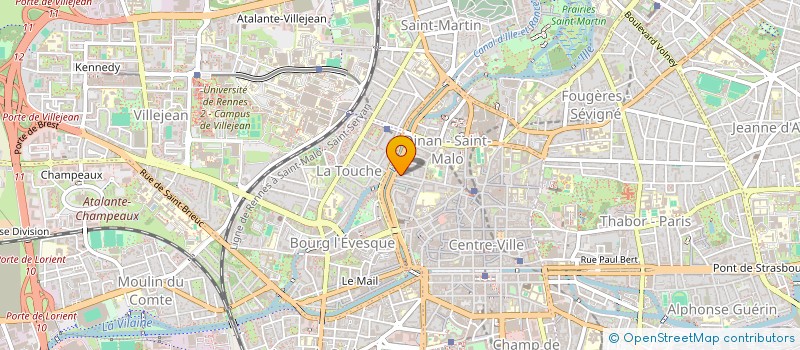 localisation de l'entreprise SYNDICAT FORCE OUVRIERE PIONNIERS 35 DES AGENTS TERRITORIAUX D'ILLE ET VILAINE HORS RENNES ET RENNES METROPOLE  RENNES