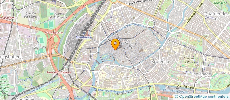 localisation de l'entreprise SYNDICAT FOSSE DES TANNEURS à STRASBOURG
