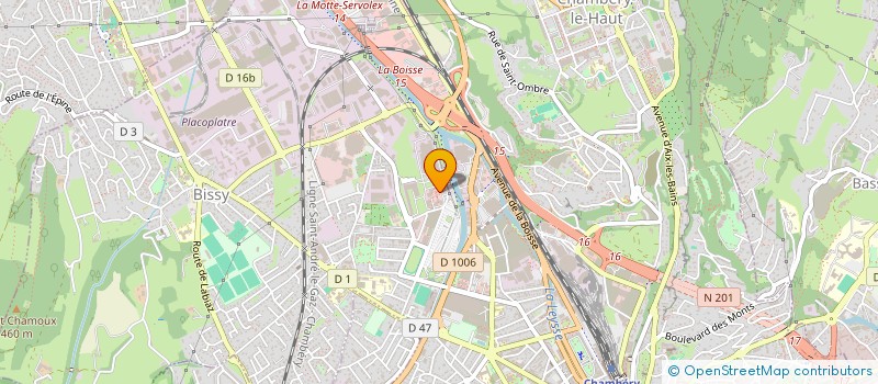 localisation de l'entreprise SYNDICAT FRANCAIS DES CHAUDIERISTES BIOMASSE  CHAMBERY