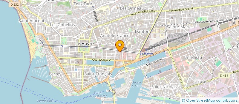 localisation de l'entreprise SYNDICAT FRANKLIN BUILDING à LE HAVRE