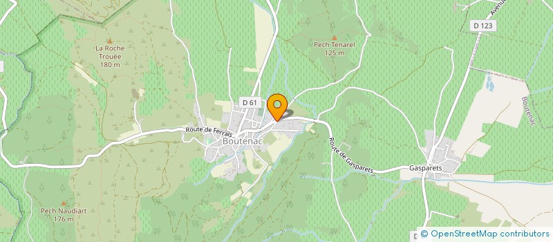 localisation de l'entreprise SYNDICAT GENERAL DE L AOC CORBIERES  BOUTENAC