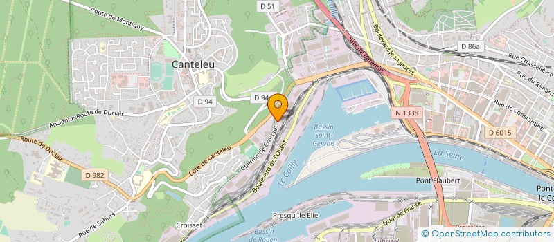 localisation de l'entreprise SYNDICAT GENERAL DES OUVRIERS DOCKERS ET ASSIMILES DU PORT DE ROUEN à ROUEN