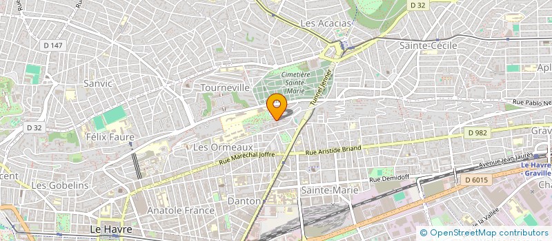 localisation de l'entreprise SYNDICAT HORIZON BAT A à LE HAVRE