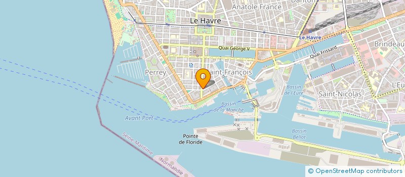 localisation de l'entreprise SYNDICAT ILOT N 39 à LE HAVRE