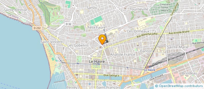 localisation de l'entreprise SYNDICAT ILOT S 77 à LE HAVRE