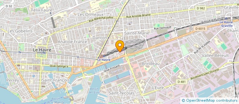 localisation de l'entreprise SYNDICAT ILOT V 19 à LE HAVRE