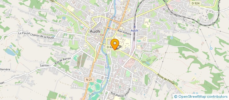 localisation de l'entreprise SYNDICAT IMM.13 R DU 11 NOVEMBRE  AUCH