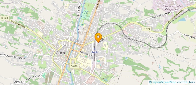 localisation de l'entreprise SYNDICAT IMM.4 R CAMBON  AUCH