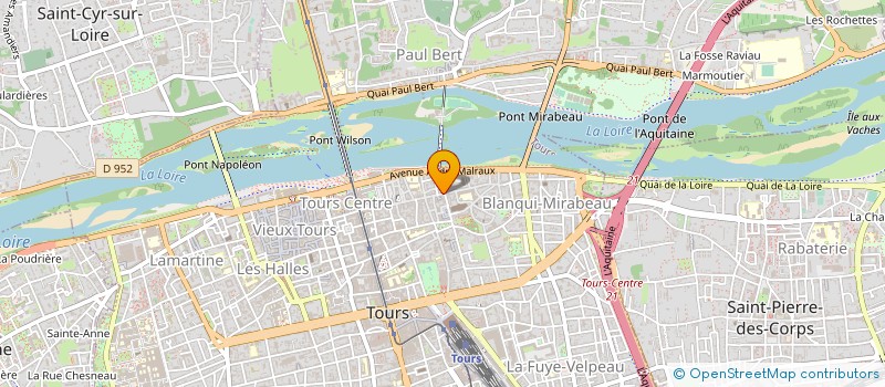 localisation de l'entreprise SYNDICAT IMMEUBLE  TOURS