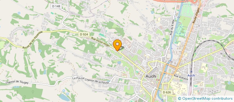 localisation de l'entreprise SYNDICAT IMMEUBLE CAZALAS  AUCH