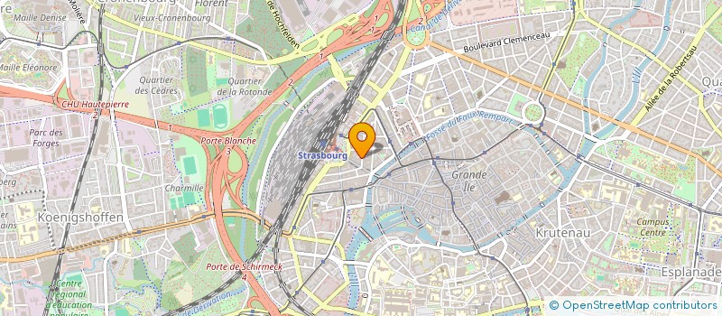 localisation de l'entreprise SYNDICAT INDEPENDANT DU RAIL ET DES TRANSPORTS DE L EST à STRASBOURG