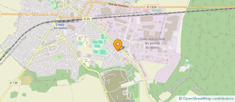 localisation de l'entreprise SYNDICAT INDEPENDANT DU TRANSPORT ET DU TRANSPORT AERIEN  CREPY-EN-VALOIS