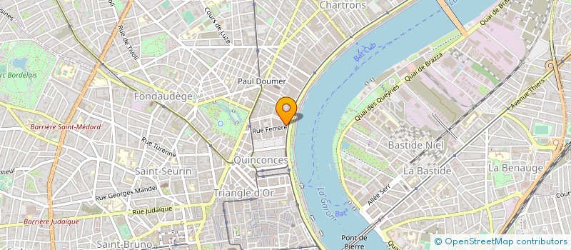 localisation de l'entreprise SYNDICAT INDUSTRIE COUTURE à BORDEAUX