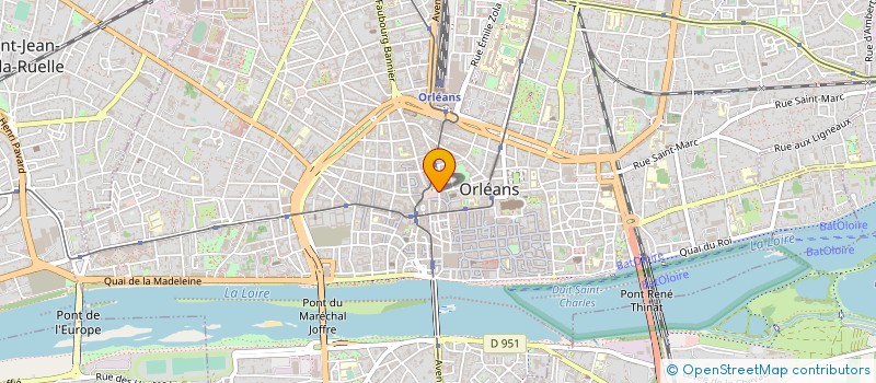 localisation de l'entreprise SYNDICAT INFIRMIERES DU LOIRET à ORLEANS