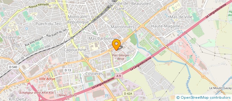 localisation de l'entreprise SYNDICAT INFIRMIERS DU GARD  NIMES