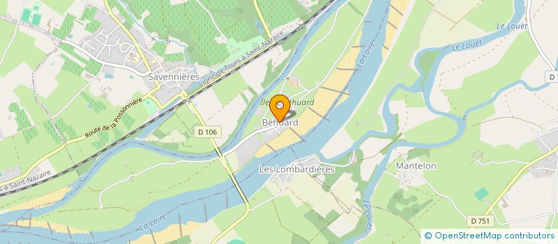 localisation de l'entreprise SYNDICAT INITIATIVE  BEHUARD