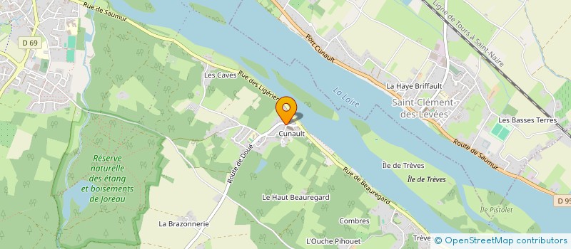 localisation de l'entreprise SYNDICAT INITIATIVE à GENNES-VAL-DE-LOIRE