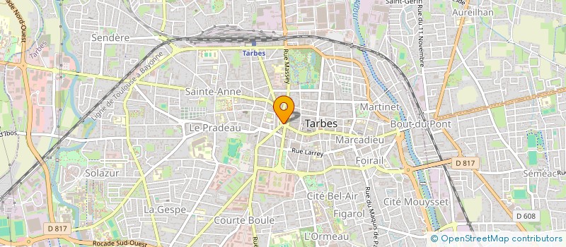 localisation de l'entreprise SYNDICAT INITIATIVE à TARBES