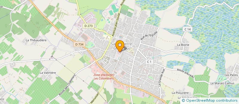 localisation de l'entreprise SYNDICAT INITIATIVE à SAINT-PIERRE-D'OLERON