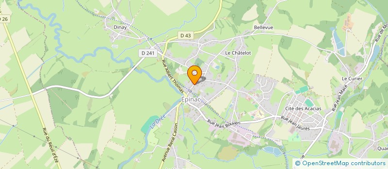 localisation de l'entreprise SYNDICAT INITIATIVE CANTONAL EPINACOIS à EPINAC