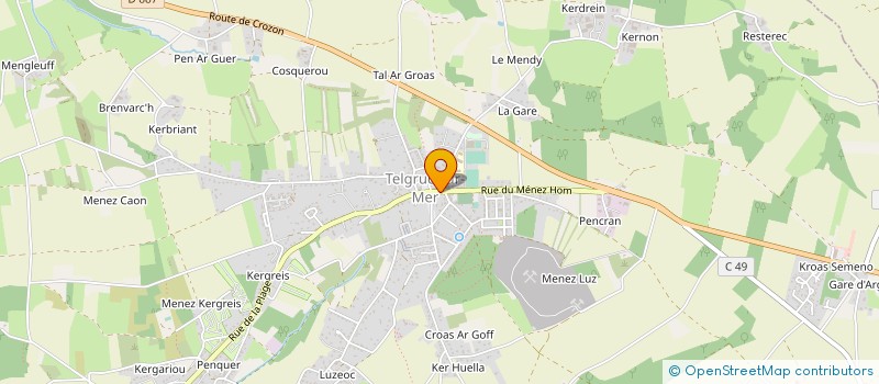 localisation de l'entreprise SYNDICAT INITIATIVE DE LANDEVENNEC à LANDEVENNEC