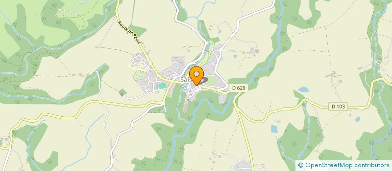 localisation de l'entreprise SYNDICAT INITIATIVE DE SAISSAC à SAISSAC