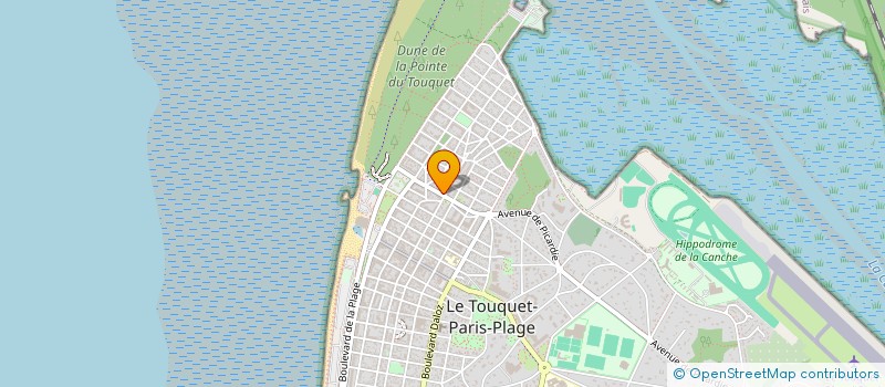 localisation de l'entreprise SYNDICAT INITIATIVE DU TOUQUET à LE TOUQUET-PARIS-PLAGE