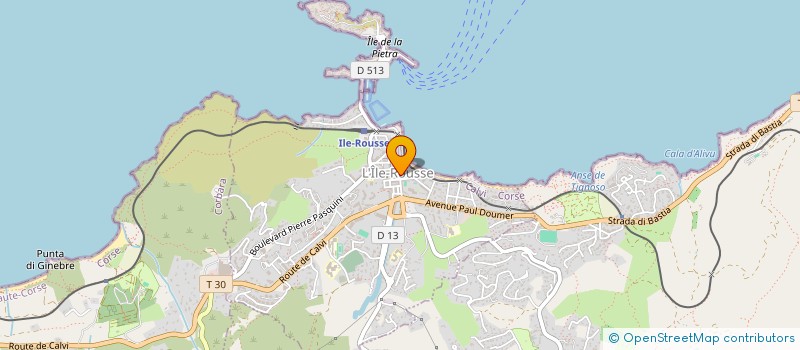 localisation de l'entreprise SYNDICAT INITIATIVE ILE-ROUSSE à L'ILE ROUSSE