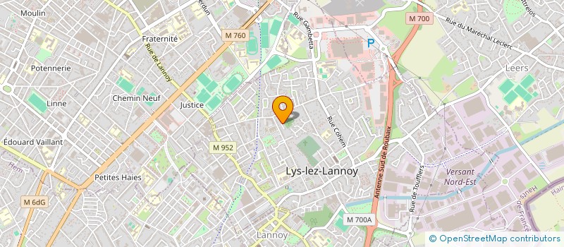 localisation de l'entreprise SYNDICAT INITIATIVE LYS LEZ LANNOY  LYS-LEZ-LANNOY