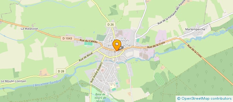 localisation de l'entreprise SYNDICAT INITIATIVE NOUVION EN THIERACHE à LE NOUVION-EN-THIERACHE