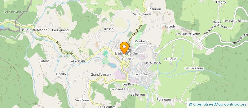 localisation de l'entreprise SYNDICAT INITIATIVE PAYS DE BELMONT à BELMONT-DE-LA-LOIRE