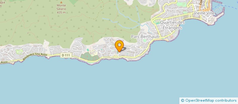 localisation de l'entreprise SYNDICAT INITIATIVE TOURISME à AJACCIO