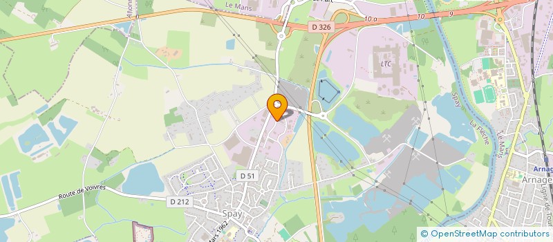 localisation de l'entreprise SYNDICAT INTER-COLLECTIVITES DES EAUX DE LA REGION MANCELLE à SPAY