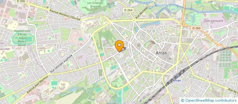 localisation de l'entreprise SYNDICAT INTERCO-C.F.D.T. DES PERSONNELS DU CONSEIL GENERAL ET DE L'ETAT (PREFECTURE, SOCIAL, SANTE) DU PAS-DE-CALAIS à ARRAS
