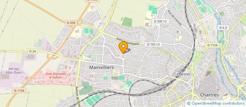 localisation de l'entreprise SYNDICAT INTERCO CFDT 28 à MAINVILLIERS