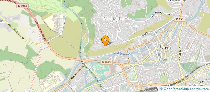localisation de l'entreprise SYNDICAT INTERCO CFDT DE L'EURE à EVREUX