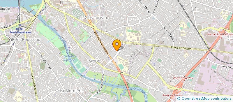 localisation de l'entreprise SYNDICAT INTERCO CFDT LOIRE ATLANTIQUE à NANTES