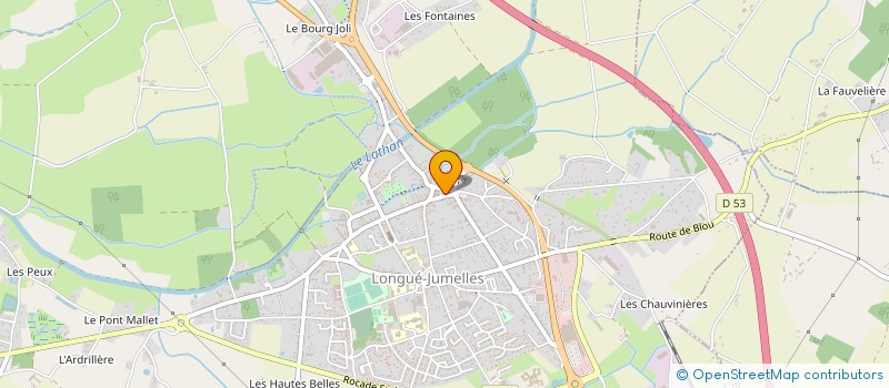 localisation de l'entreprise SYNDICAT INTERCOM A VOCATION UNIQUE LOIRE LONGUE à LONGUE-JUMELLES